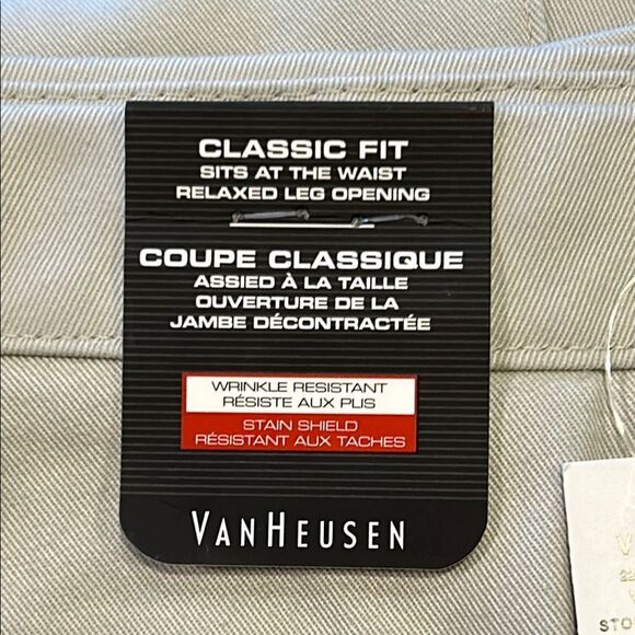 NEW Van Heusen Mens Classic Fit Khaki Pants - Picture 7 of 9